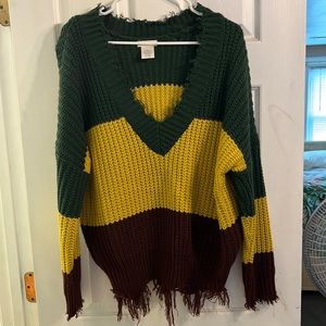 Large Main Strip multicolored sweater
